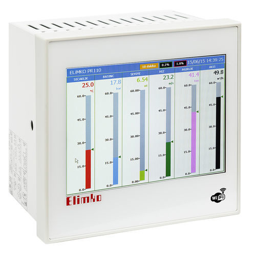 Enregistreur sans papier - E-PR-110 series - Elimko Elektronik Imalat ve Kontrol - numérique / de température / de pression