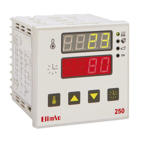Indicateur contrôleur de température - E-250 Series - Elimko Elektronik Imalat ve Kontrol - à 4 chiffres / à 7 segments / pour montage sur panneau