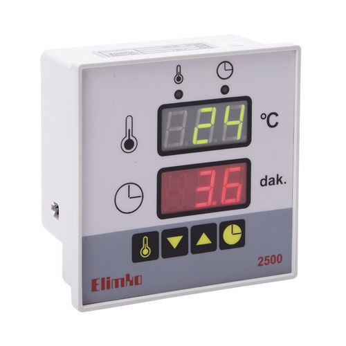 Indicateur contrôleur de température - E-2500 series - Elimko Elektronik Imalat ve Kontrol - à LED / à 3 chiffres / avec minuterie