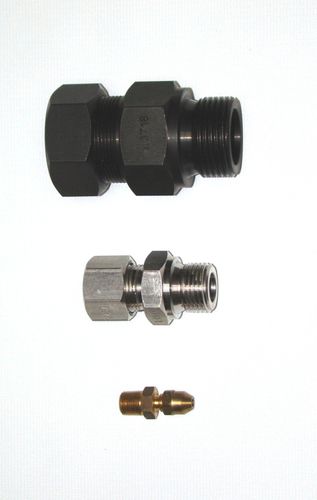 Raccord hydraulique - UZG-47 - Alf-Sensor - fileté / en PTFE / en inox