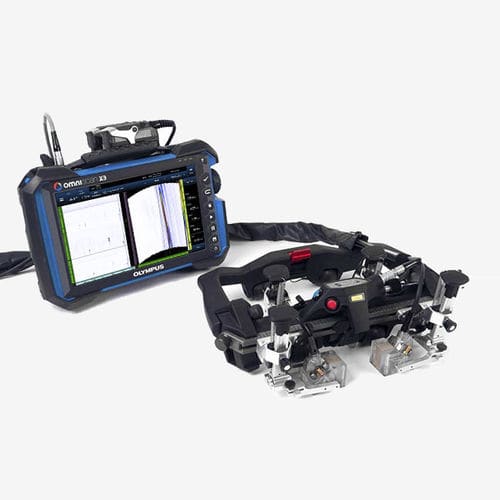 Scanner 2 axes - AxSEAM - Evident - Olympus Scientific Solutions - pour inspection de soudure / pour tuyaux / semi-automatique