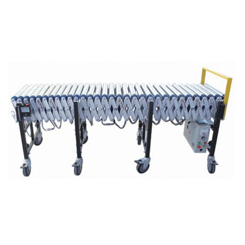 Convoyeur à rouleaux - ERC4M/D  - ZHEJIANG BROTHER PACKING MACHINERY CO.,LTD - horizontal / de transport / extensible