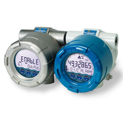 Indicateur totalisateur de débit - E018 - Fluidwell bv - affichage LCD / antidéflagrant / avec alarme