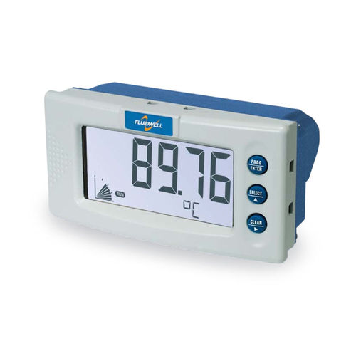 Indicateur de température - D040 - Fluidwell bv - affichage LCD / pour montage sur panneau / d'extérieur