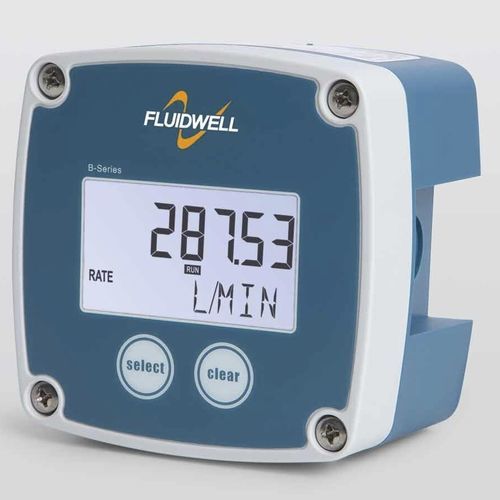 Indicateur totalisateur de cadence - B-Basic - Fluidwell bv - de débit / affichage LCD / à 5 chiffres