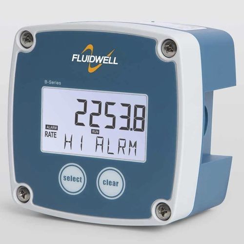 Indicateur totalisateur de cadence - B-Alert - Fluidwell bv - de débit / avec afficheur LED / pour montage sur panneau