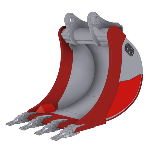 Godet standard - CAME srl - pour pelle hydraulique / à 4 dents