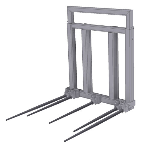Fourche agricole - CAME srl - pour chariot élévateur / pour balles / pour bottes de paille