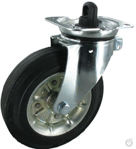 Roulette pivotante - GRB NL 4/200/50R-FSG - Rollentechnik vom Stein GmbH - à tige / double / en acier
