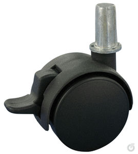 Roulette pivotante - KRN DRK 0/2X35/13 - Rollentechnik vom Stein GmbH - à tige / double / en acier