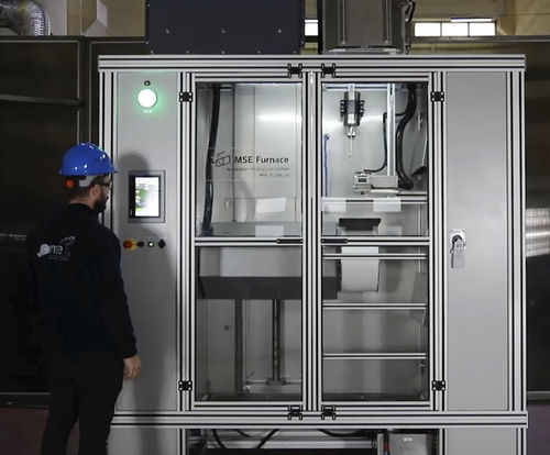 Four pour la production de fibres de verre - MSE TEKNOLOJİ LTD. ŞTİ. - de type armoire / de fusion / à induction