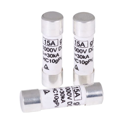 Fusible cylindrique - 10gPV series - Holly/Hollyfuse/Hollyland - Classe gPV / DC / 10x38