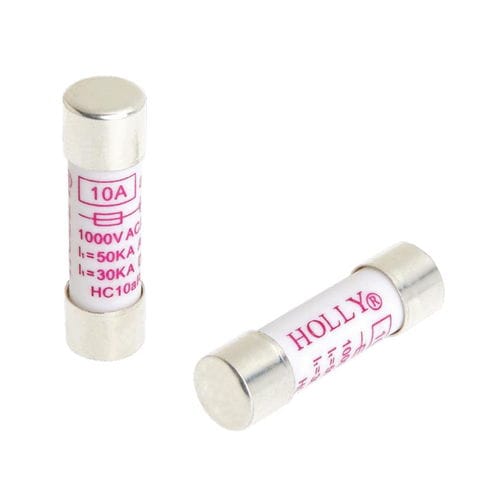 Fusible cylindrique - HC10aR-C series - Holly/Hollyfuse/Hollyland - Classe aR / DC / basse tension