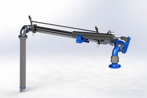 Bras de chargement pour transfert de fluides - LA110 series - Zipfluid srl - chargement par le haut