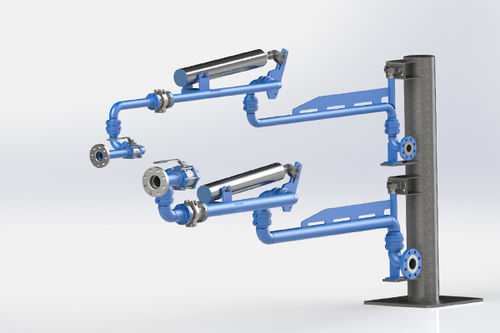 Bras de chargement et de déchargement dôme - LA300/400 series - Zipfluid srl - source / pour transfert de fluides
