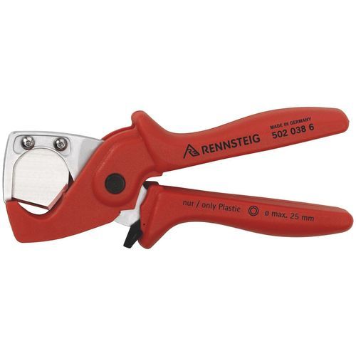 Coupe-tube en plastique - 502 038 6 - RENNSTEIG WERKZEUGE GMBH - portatif