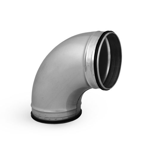 Raccord hydraulique - BP series - ALNOR Ventilation Systems - à emboîtement / coudé / en aluminium