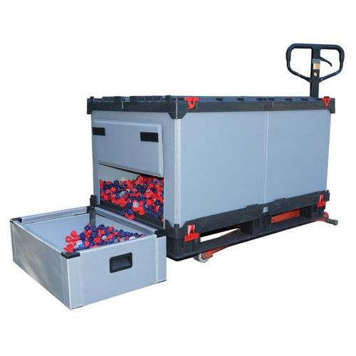 Caisse-palette en PP - Light FLOW - Con-Pearl GmbH - de stockage / de transport / pour produits en vrac