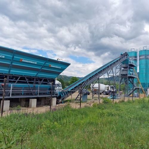 Centrale à béton stationnaire - CONSTMACH Concrete Plants & Crushers - automatique / compacte