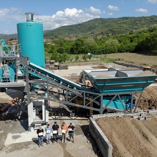Centrale à béton mobile - Mobile 30 - CONSTMACH Concrete Plants & Crushers - automatique / compacte / mono-axe