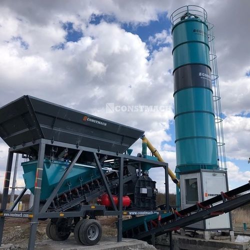 Centrale à béton mobile - Mobicom 45 - CONSTMACH Concrete Plants & Crushers - compacte / automatique / horizontale