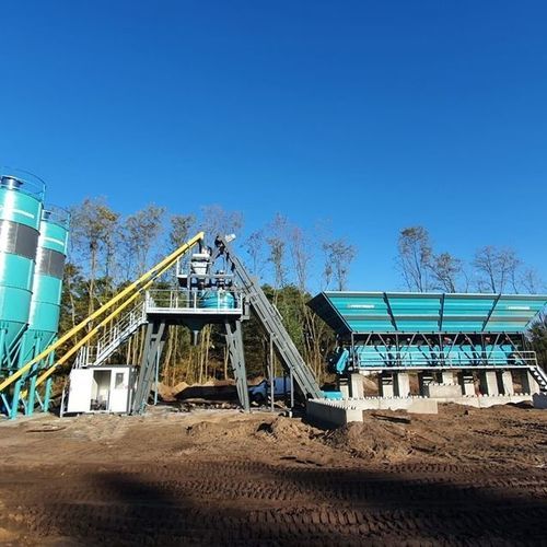 Centrale à béton stationnaire - CONSTMACH Concrete Plants & Crushers - compacte / automatique / horizontale