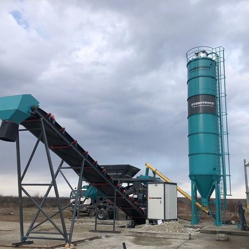 Silo à fond conique - CS-50 - CONSTMACH Concrete Plants & Crushers - soudé / boulonné / de ciment