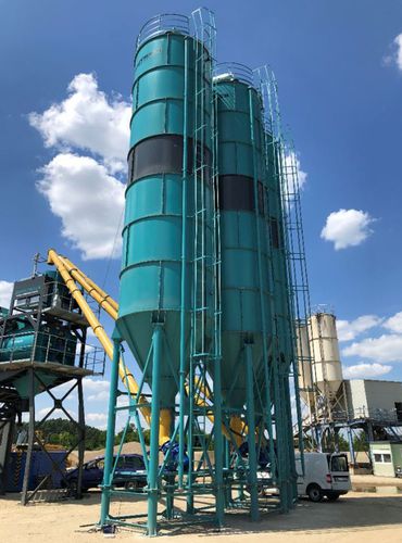 Silo soudé - CS-100  - CONSTMACH Concrete Plants & Crushers - boulonné / de ciment / à béton