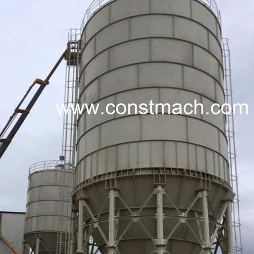 Silo à fond conique - CS-2000  - CONSTMACH Concrete Plants & Crushers - boulonné / de ciment / pour béton