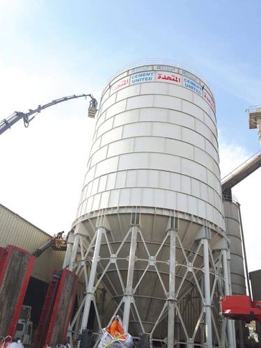 Silo à fond conique - CS-3000 - CONSTMACH Concrete Plants & Crushers - boulonné / de ciment / pour béton