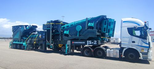 Groupe de concassage et de criblage à percussion - JS-3 - CONSTMACH Concrete Plants & Crushers - mobile / primaire / haute capacité