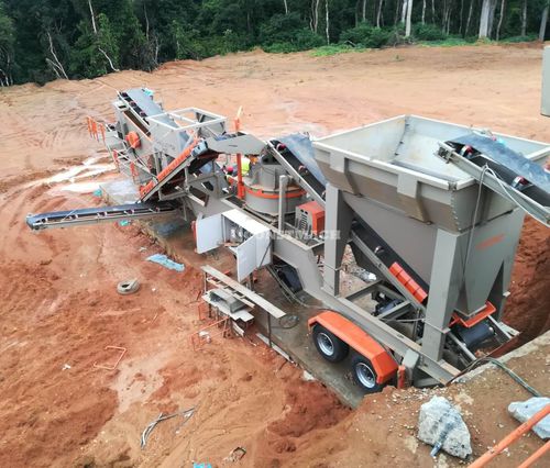 Concasseur vertical à percussion - V-80 - CONSTMACH Concrete Plants & Crushers - mobile / pour production de sable / primaire