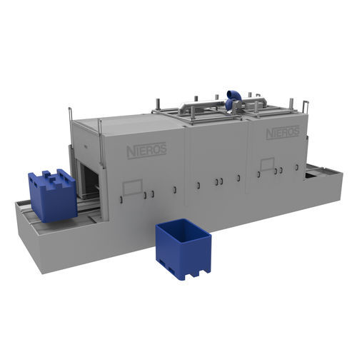 Laveuse de conteneur chargement latéral - CLT PB series - NIEROS Metal d.o.o. - automatique