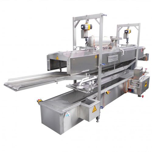 Friteuse industrielle à viande - SFT-T, SFE-T - Schomaker Convenience Technik GmbH - à convoyeur