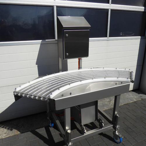 Convoyeur à bande - SK 90/400 - Schomaker Convenience Technik GmbH - courbe / de transport / pour aliments