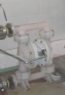 Pompe centrifuge - Bigas Alsina, S.A. - actionnée par air / pour l'industrie agroalimentaire / de transport