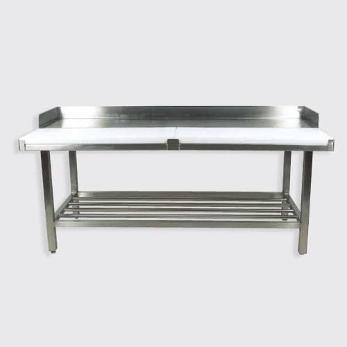 Table de travail en acier inoxydable - 100.120 series - Eberhardt GmbH - pour l'industrie agroalimentaire