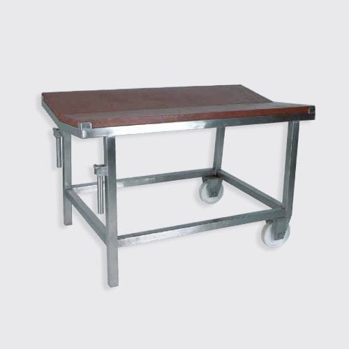 Table de travail en acier inoxydable - 100.230 series - Eberhardt GmbH - pour l'industrie agroalimentaire
