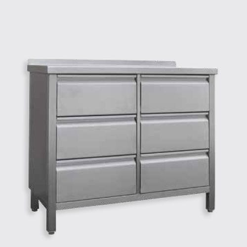 Armoire de stockage - 105.21 series - Eberhardt GmbH - au sol / à 6 tiroirs / pour l'industrie agroalimentaire