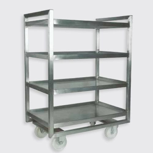 Étagère mobile - 110.40 series - Eberhardt GmbH - en acier inoxydable