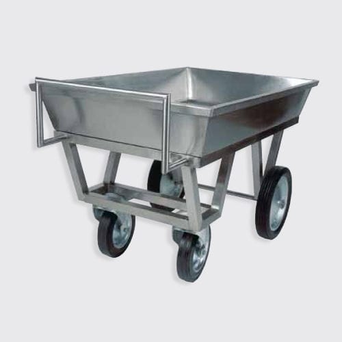 Chariot de transport - 100.50 series - Eberhardt GmbH - en acier inoxydable / à roulettes / pour l'industrie agroalimentaire