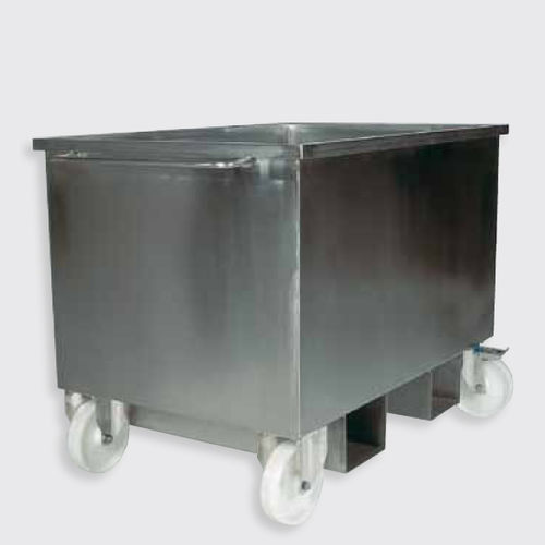 Chariot de transport - 100.69 series - Eberhardt GmbH - en acier inoxydable / à roulettes / pour l'industrie agroalimentaire