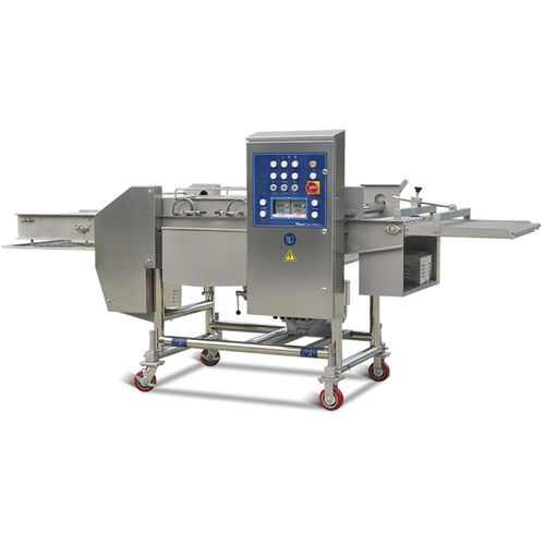 Machine d'enrobage et de temperage continue - NJJ series - Hiwell Machinery Co., Ltd. - pour fruits de mer / pour légumes / pour viande
