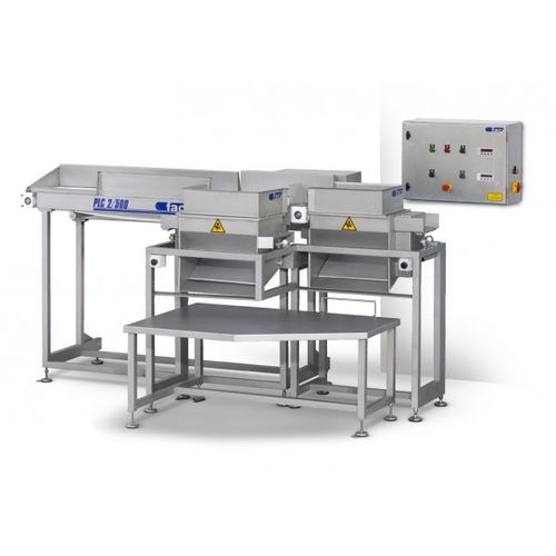 Calibreur pour poisson - PLC-2/250 - INDUSTRIES FAC SL - avec convoyeur