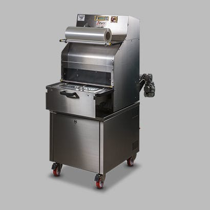 Operculeuse linéaire - TSS125-BG - JPack S.r.l. - semi-automatique / sous vide / avec MAP