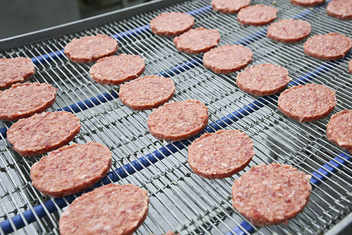 Bande de convoyeur ajourée - KFT food technology - en inox / pour l'industrie agroalimentaire