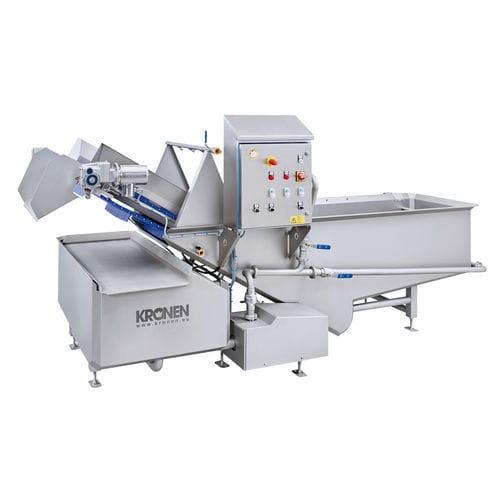 Système de lavage à eau - DECONWA Prep - KRONEN GmbH, Nahrungsmitteltechnik - par aspersion / automatique / pour l'industrie agroalimentaire