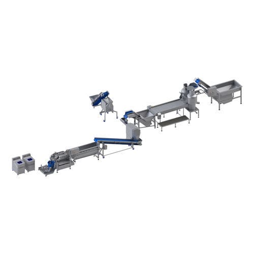 Ligne de transformation de pommes de terre - KRONEN GmbH, Nahrungsmitteltechnik - de lavage