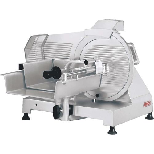 Trancheuse à viande - TG-350 - MAINCA - Equipamientos Carnicos S.L. - automatique / à lame circulaire / 230V monophasé