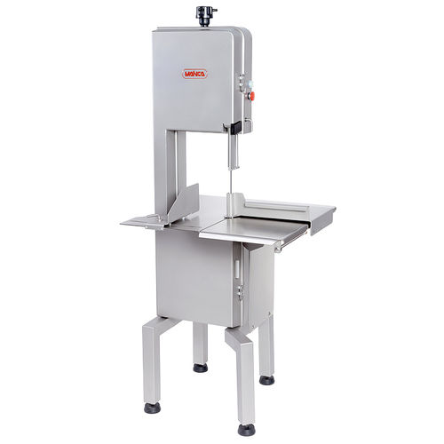 Scie à os industrielle - BC-2800 - MAINCA - Equipamientos Carnicos S.L. - en acier inoxydable / avec table coulissante
